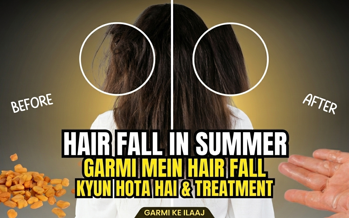 hair fall in summer