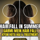 hair fall in summer